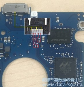 怎么將SATA接口焊接三星硬盤的USB電路板上