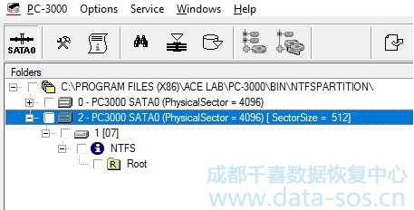 使用PC-3000 Data Extractor手工展開NTFS分區(qū) 使用PC-3000 Data Extractor手工展開NTFS分區(qū)